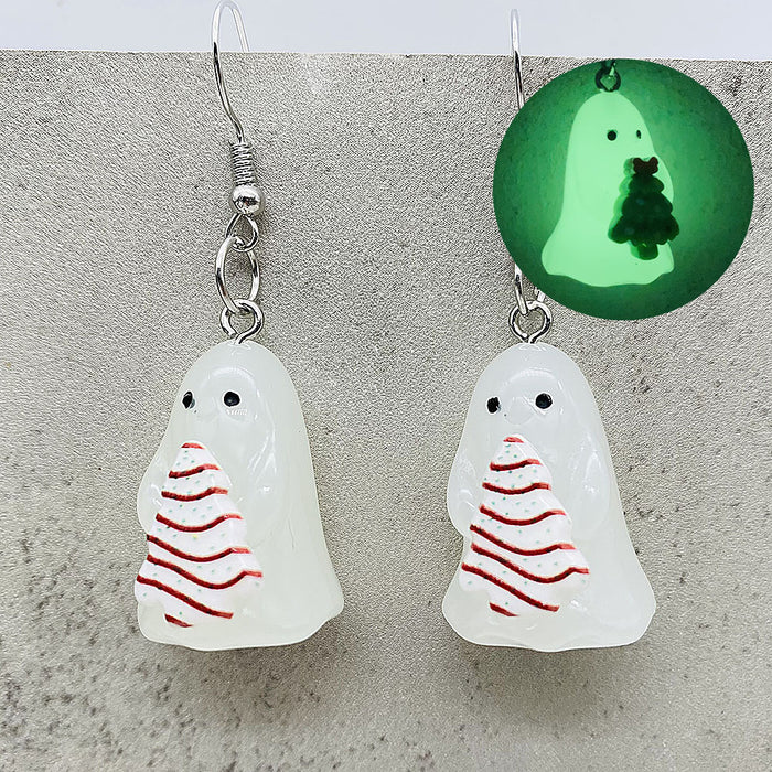 Wholesale  Earrings Ghost Pumpkin Corn Sugar Pendant Necklace  Christmas Jewelry