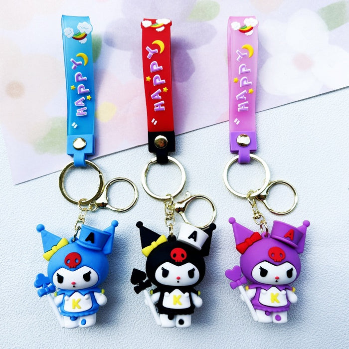 Wholesale PVC Cartoon Doll Keychain JDC-KC-WuYi269