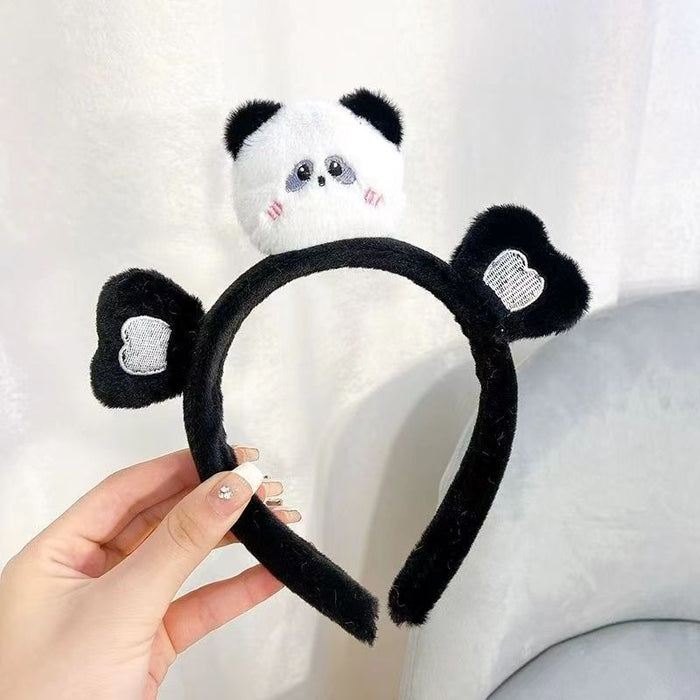 Wholesale Cute cartoon animal-shaped face wash headband