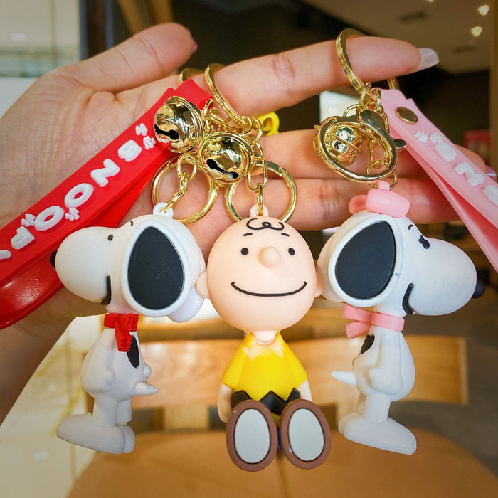 Wholesale Silicone Cartoon Doll Keychain JDC-KC-MingT159