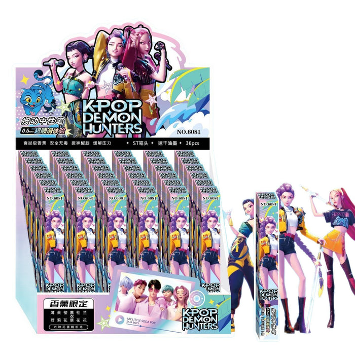 Wholesale Blind Box K-POP Cartoon Creative 0. 5mm Pressable Black Pen