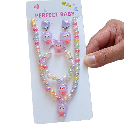 Wholesale Sweet Children Princess Jewelry Beaded Necklace