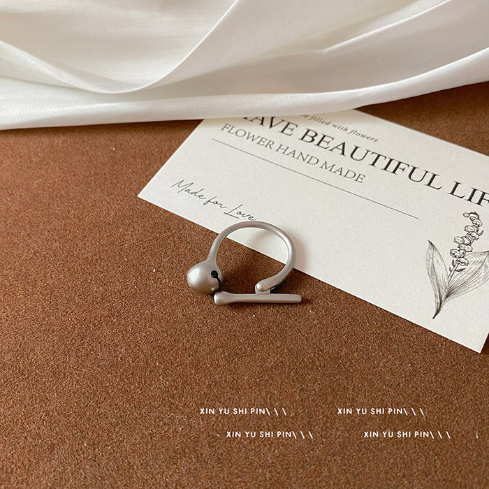 Wholesale Creative merit ring can be opened to relieve boredom, index finger ring, niche personalized design ring