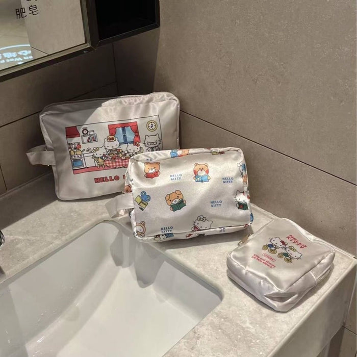 Wholesale Large-Capacity Cartoon Cat Cosmetic Storage Bag