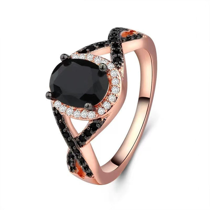 Wholesale Retro elegant zircon ring with elegant temperament and high-end design