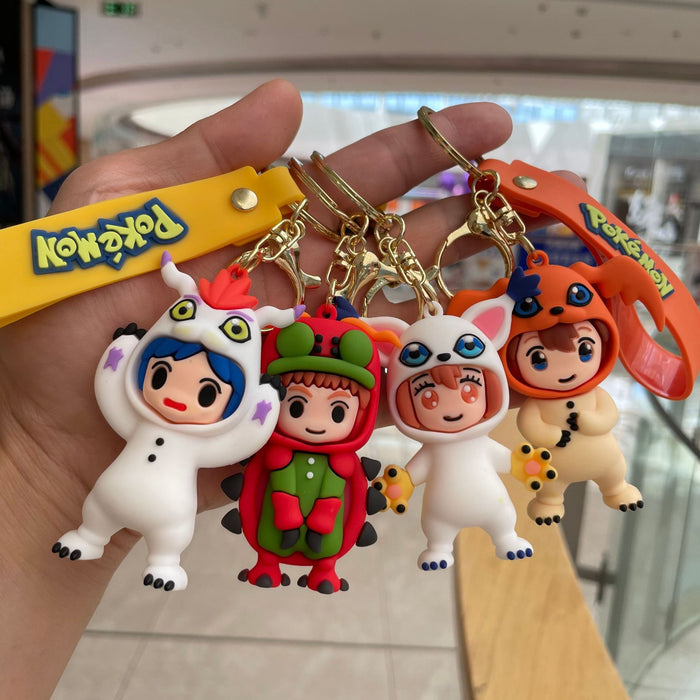 Wholesale Cartoon doll keychain, backpack pendant, car keychain accessories, small gifts wholesale