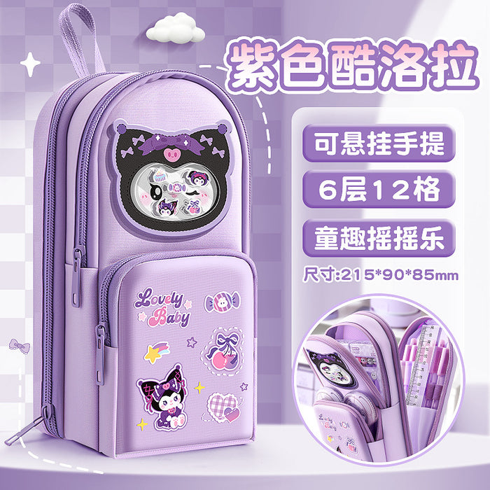 Wholesale Canvas Pencil Case Style Stationery Bag for Girls Resale