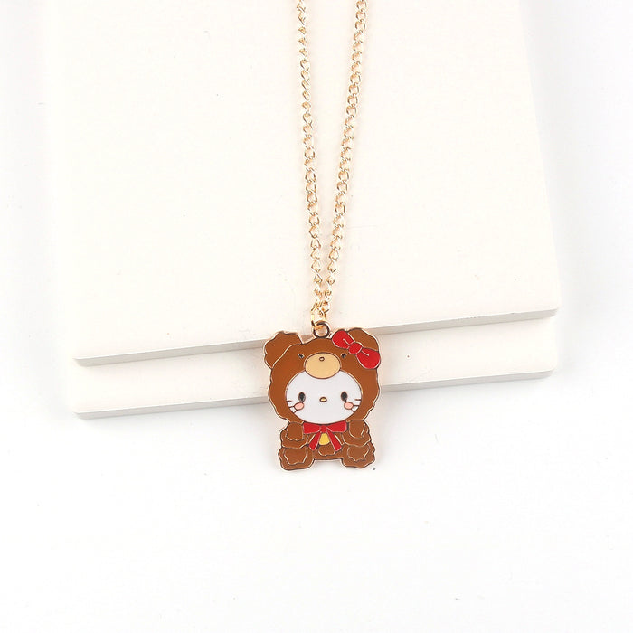 Wholesale Cartoon Alloy Pendant Necklace JDC-NE-FuYu012