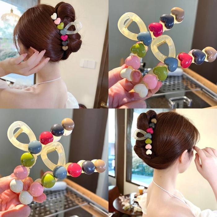 Wholesale Acrylic Cute Rainbow Candy Hair Clip JDC-HC-SNSB007