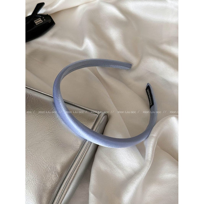 Wholesale Versatile satin headband for outings, high-end and fashionable pressed hair accessory
