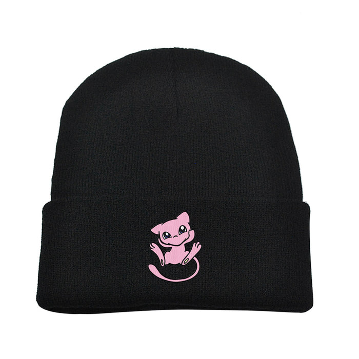 Wholesale Cartoon Embroidery Acrylic Wool Knitted Hat JDC-FH-HaiPu008