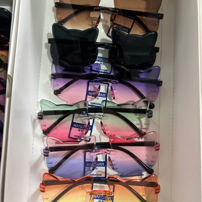 Wholesale Children's Baby Sunglasses Gradient Bear UV Sunshade Glasses Cartoon Sunglasses Glasses