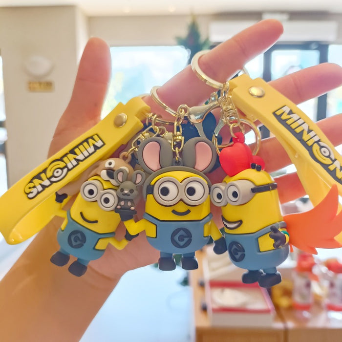 Wholesale Metal Keychain Cartoon Zodiac Design Student Gift Key Ring Accessory MOQ≥2