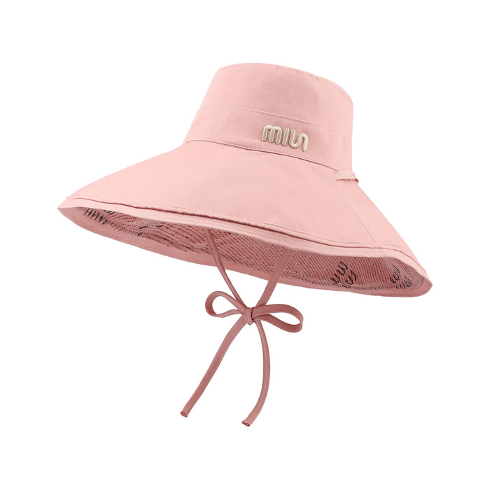Wholesale Fashionable oversized brim face covering double-sided fisherman hat for outdoor sun shading, sun protection, and UV protection
