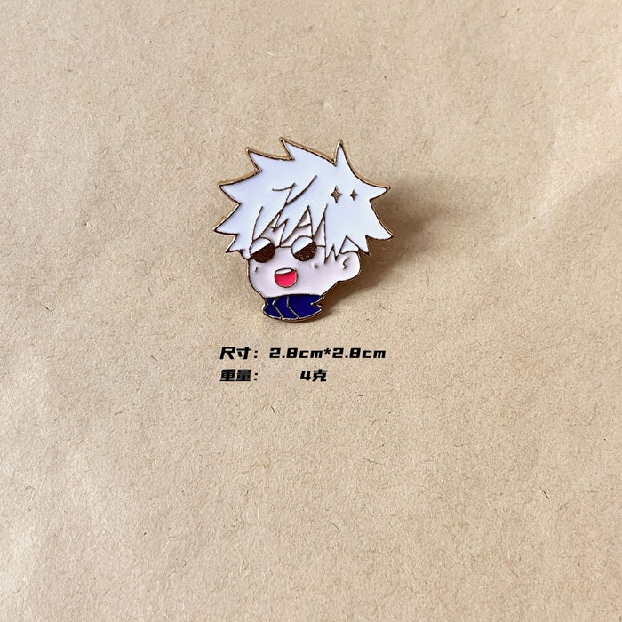 Wholesale Brooch, male and female student backpack, medal accessories, cute metal badge