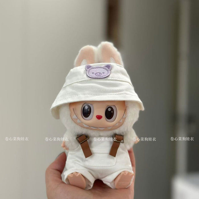 Wholesale Vinyl Doll overalls  hats clothes glasses