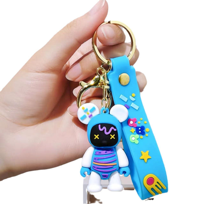Wholesale Creative keychain cartoon figurine car keychain bag decoration