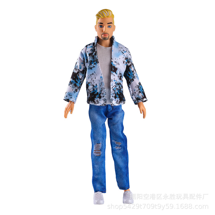 Wholesale prince casual  doll men' s suit children' s toy clothes