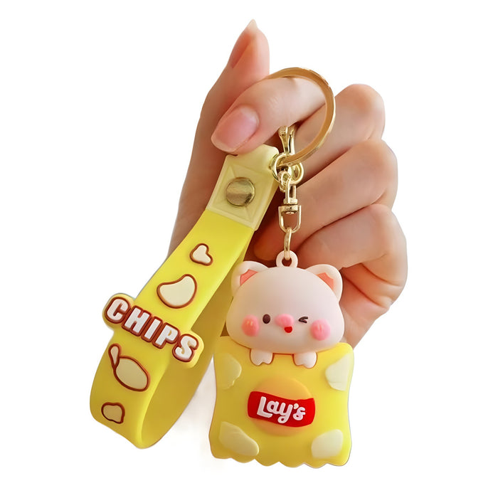 Wholesale Animal keychain doll pendant car bag keychain