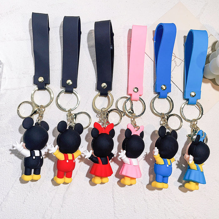 Wholesale Cartoon Silicone Doll Keychain JDC-KC-QiChao015