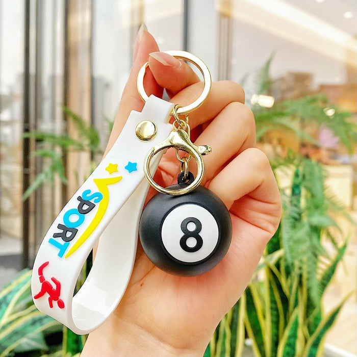 Wholesale 10PCS PVC World Cup ball keychain
