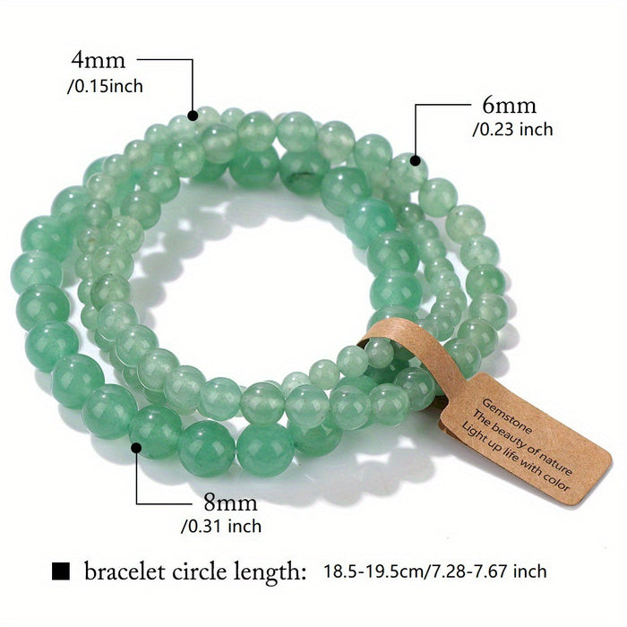 Wholesale Agate Turquoise Beaded Bracelet Retro Colorful Stone Bracelet Jewelry