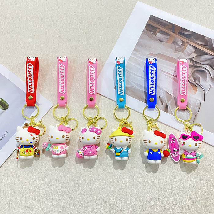 Wholesale Cartoon Cute Keychain Kt Cat Pendant Doll Machine Doll Accessories Doll