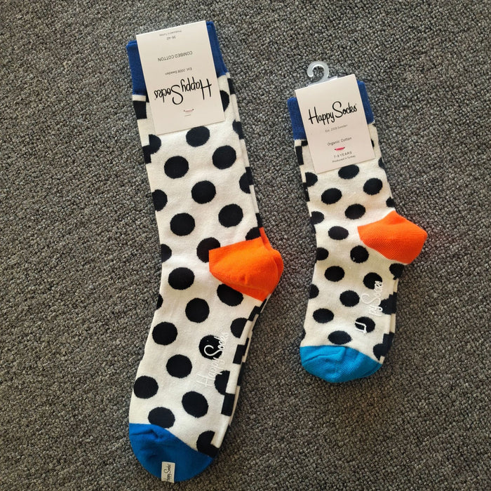 Wholesale Polka Dot Stripes Men's and Women's Mid-length Socks for Kids JDC-SK-Bingao004