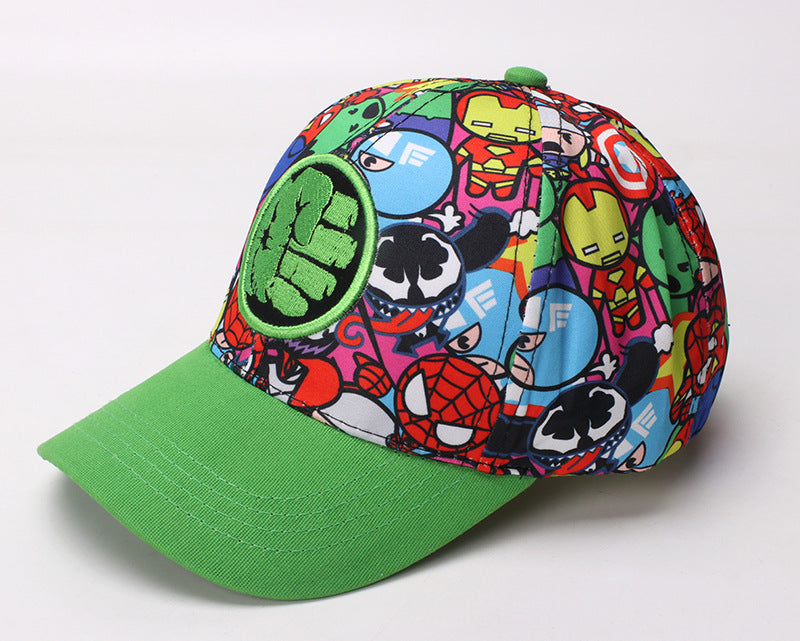 Wholesale Kids Cartoon Baseball Cap Adjustable Sunscreen Everyday Hat