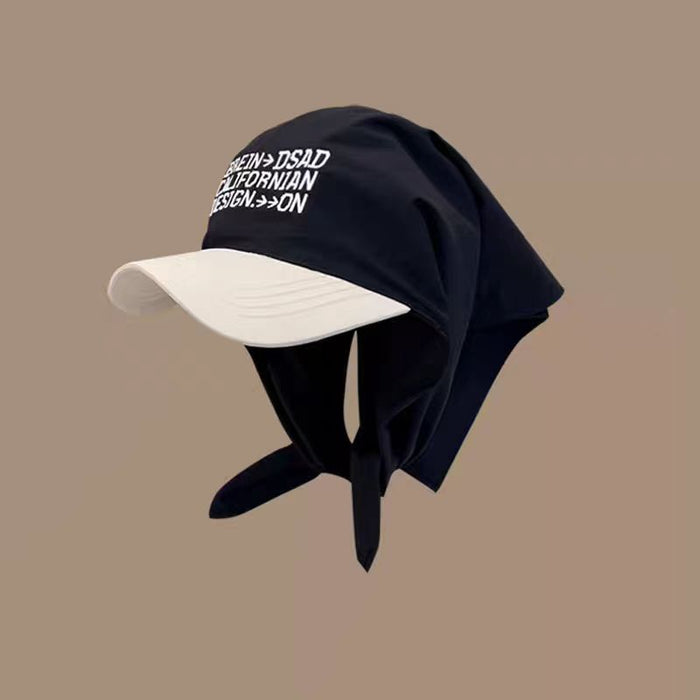 Wholesale New quick drying headscarf for sun protection, duck tongue hat for outdoor neck protection, niche camping hat