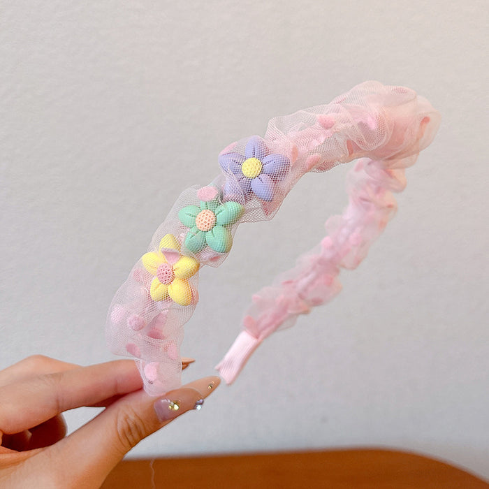 Wholesale Children' s headband girls non-slip baby hairpin headdress little girl rabbit ear bow headband