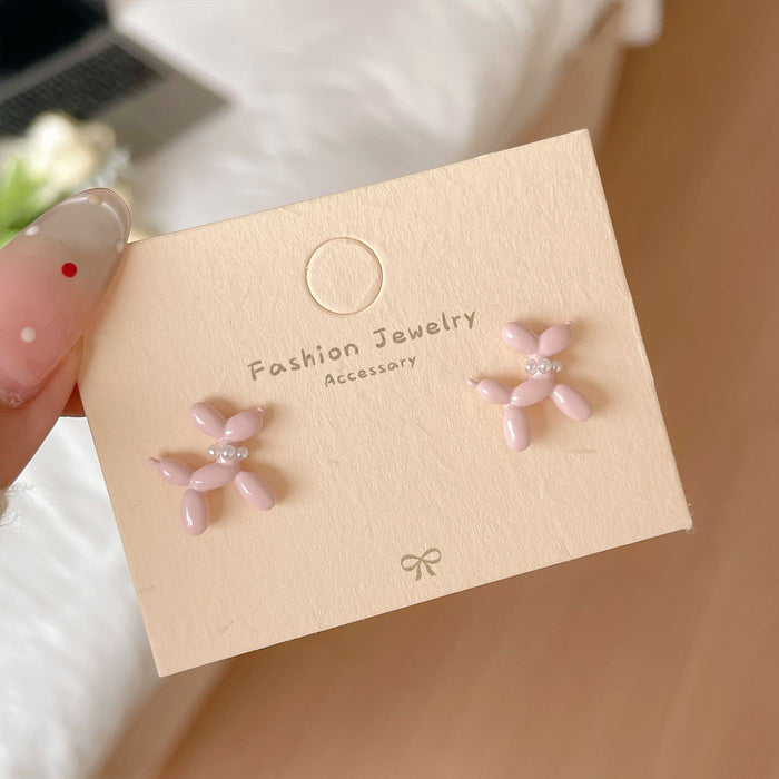 Wholesale Cartoon cute earrings with silver needles, niche and exquisite personalized earrings