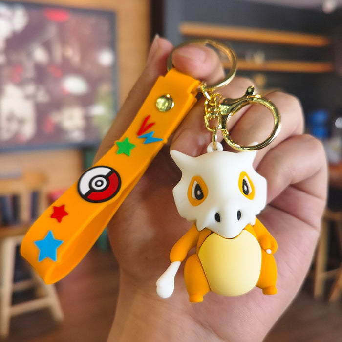 Wholesale Cartoon Doll Silicone Keychain JDC-KC-Tingm237