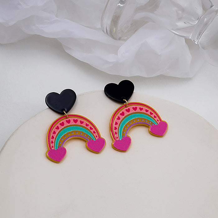 Wholesale Cartoon Acrylic Earrings JDC-ES-MDD103