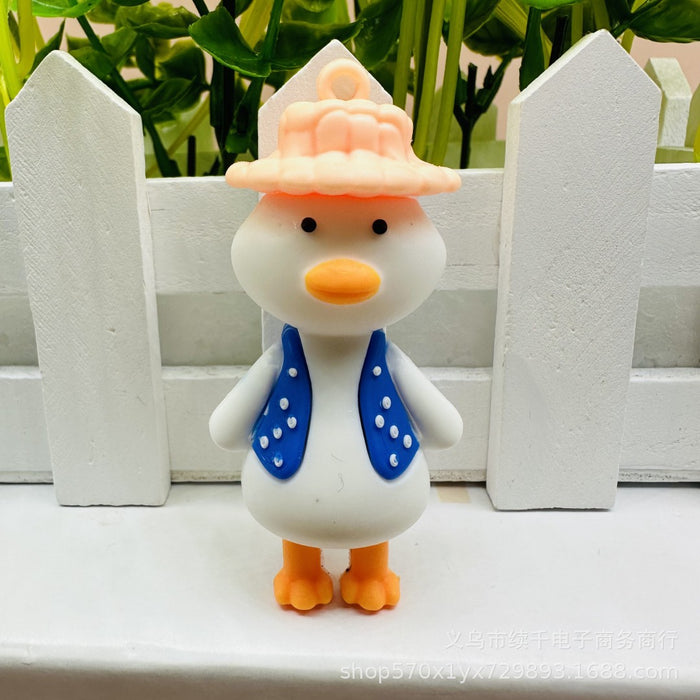 Wholesale Keychain Doll Accessories Bag Small Pendant Car Keychain DIY Soft Rubber