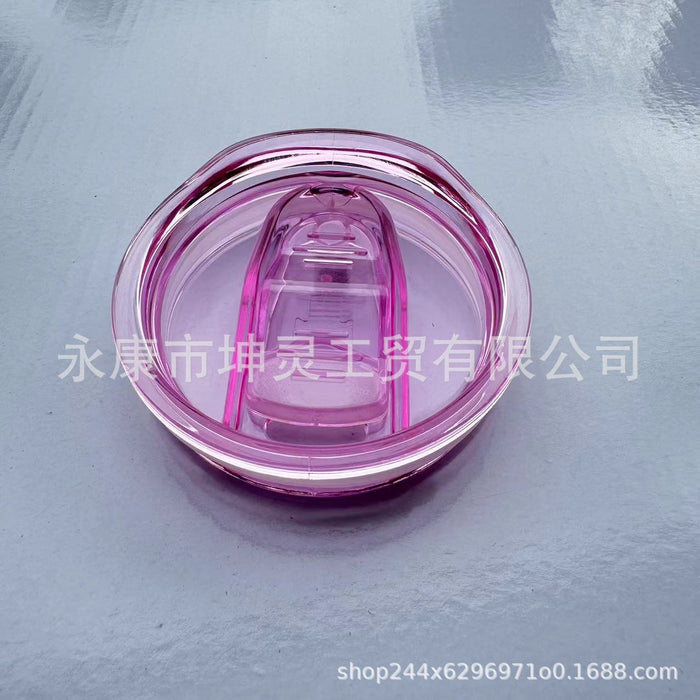 Wholesale Glass Straight Cup PP Color Cup Lid JDC-CUP-KL001