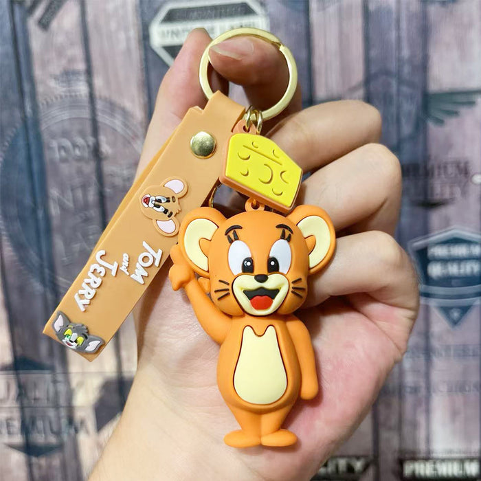 Wholesale Skateboard Key Chain Cartoon Doll School Bag Pendant Cute Pendant Small Gift