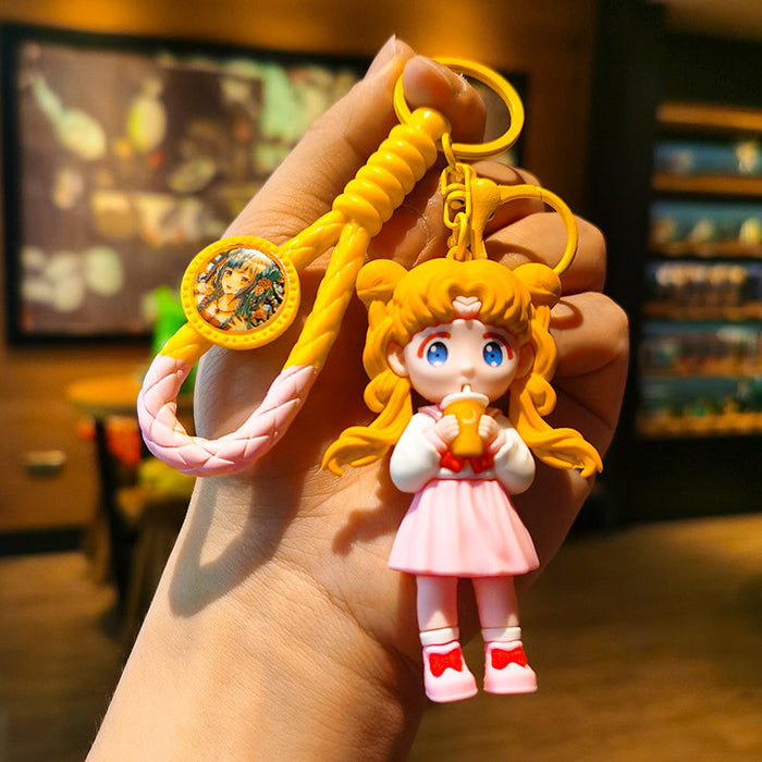 Wholesale Cartoon Doll Silicone Keychain JDC-KC-Tingm216