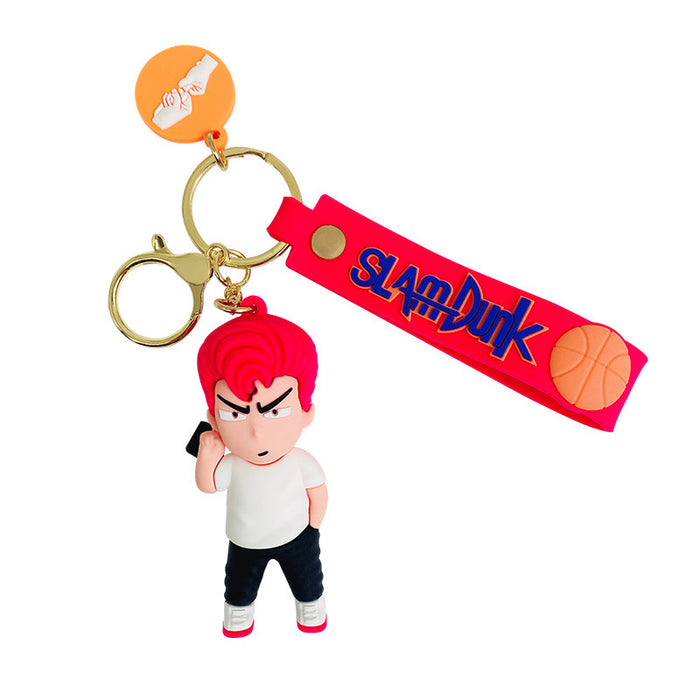 Wholesale Silicone Cartoon Doll Keychain JDC-KC-MingT093