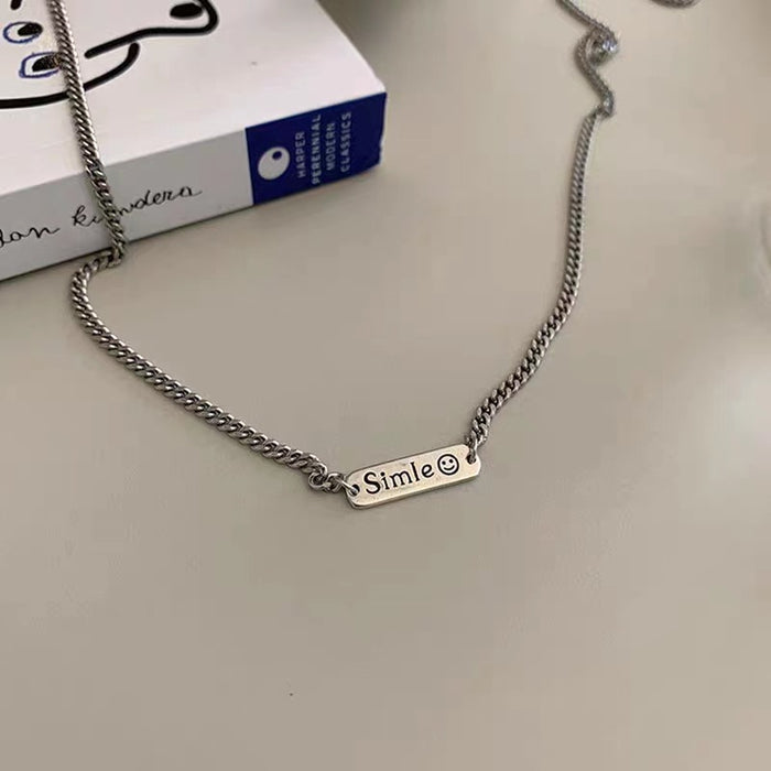 Wholesale Simple necklace, versatile accessories, fashionable and personalized sweater chain