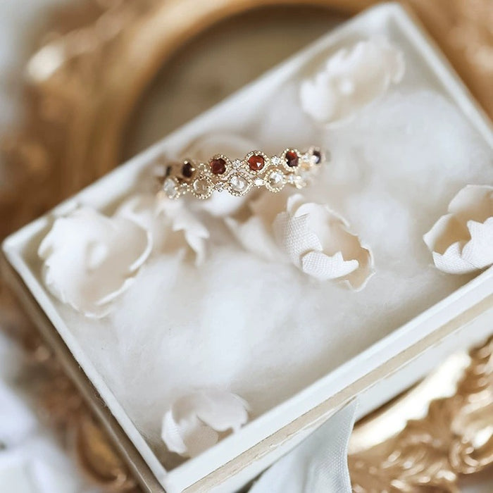 Wholesale Wreath Natural Rose Cutting Luxury Ring