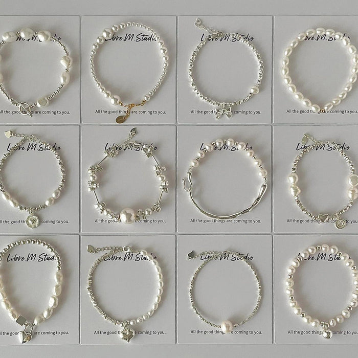 Wholesale Pure silver bracelet, bead, niche temperament, versatile accessory