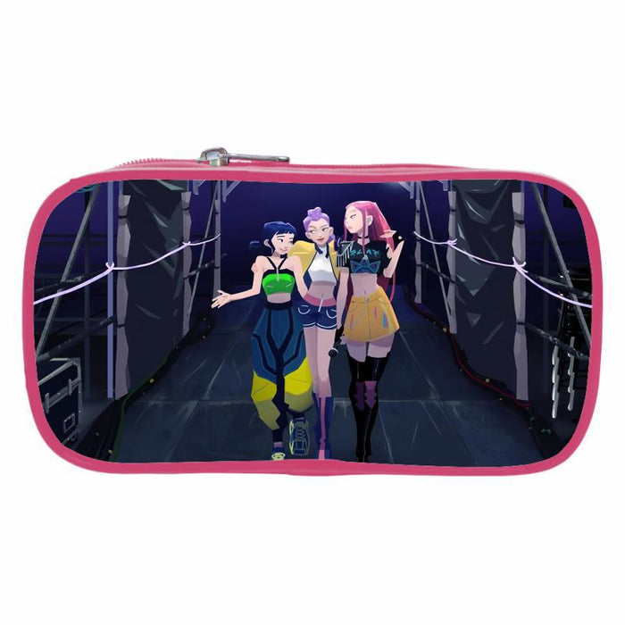 Wholesale DIY Elementary School Student Stationery Bag Pencil Case Pink Pen Bag