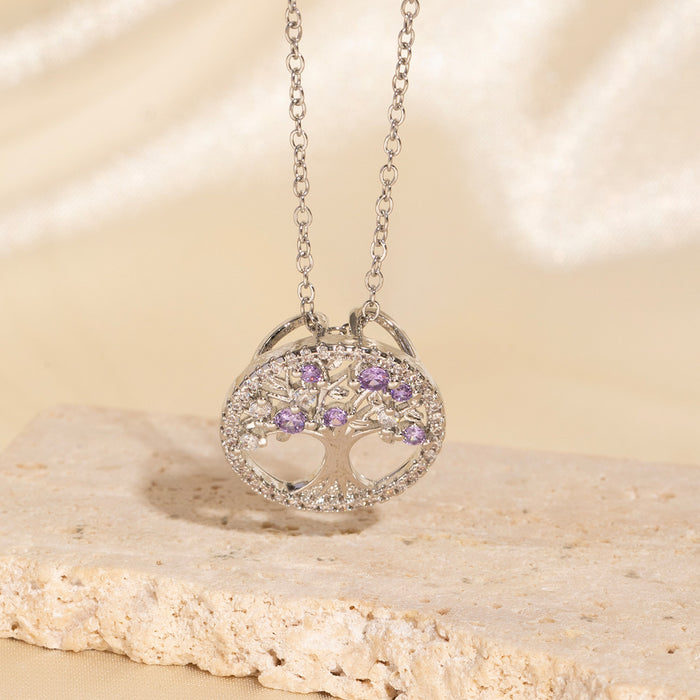 Wholesale Gold-plated copper micropaved zirconia necklace