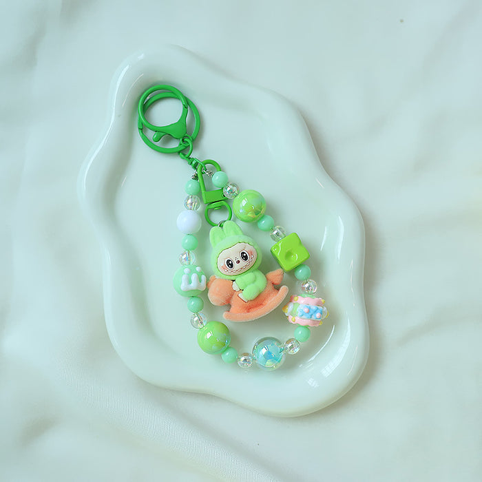 Wholesale Internet Celebrant Cross-border Trojan  Keychain Doll Pendant Cute Three-dimensional Cute Grain Tide Play Blind Box Bag Hanging Ornaments