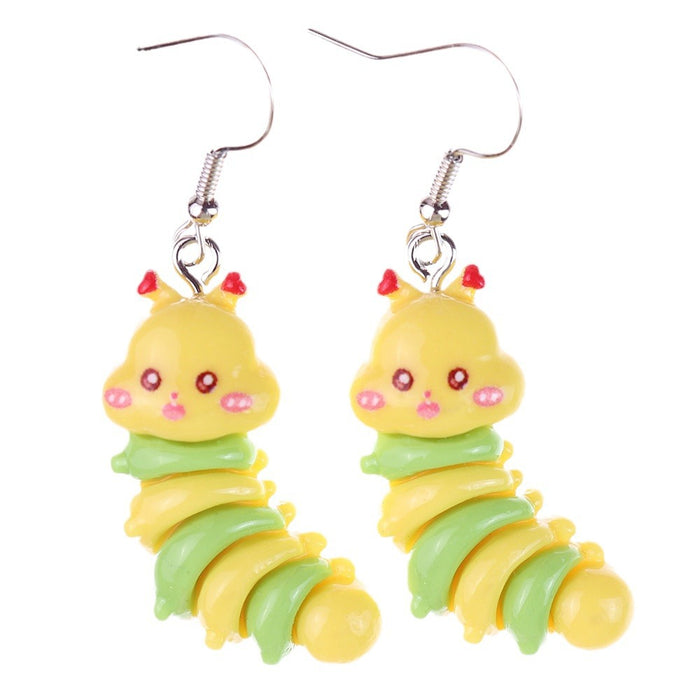 Wholesale Cartoon Animal Resin Earrings JDC-ES-niqing022