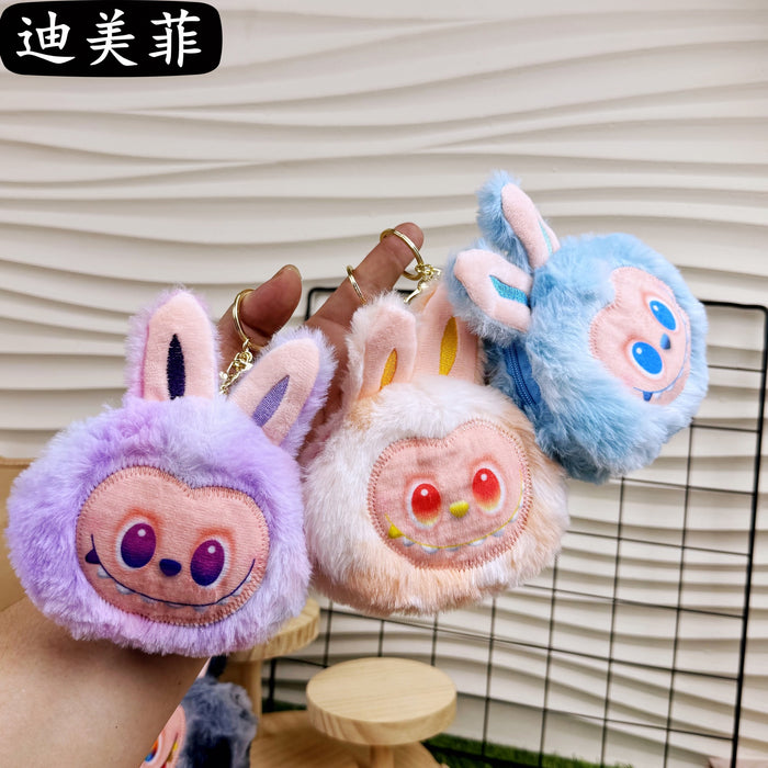 Wholesale Cartoon Plush Coin Purse Children' s Cute Bag Keychain