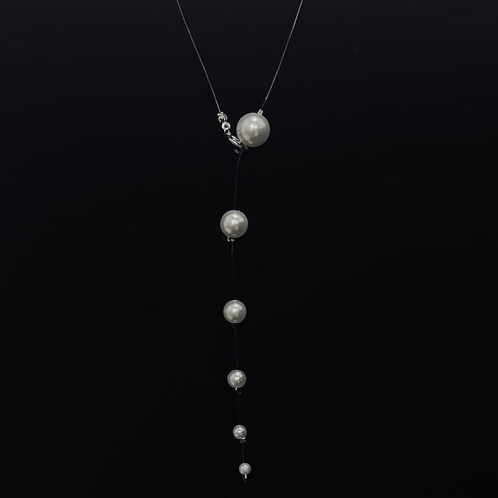 Wholesale New pearl necklace for women, versatile, niche, high-end, with multiple pearl locks