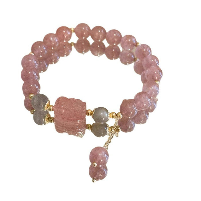 Wholesale Beaded bracelet for women, light luxury, niche, high-end feel, bracelet, flower bracelet, and accessories