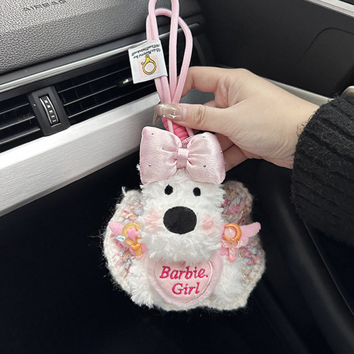 Wholesale Plush Beautiful Girl Doll Cute Bag Pendant Creative Doll Car Keychain